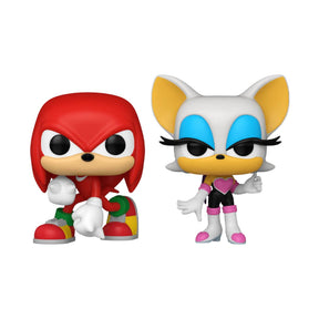 FUNKO POP GAMES SONIC THE HEDGEHOG KNUCKLES AND ROUGE 2 PACK