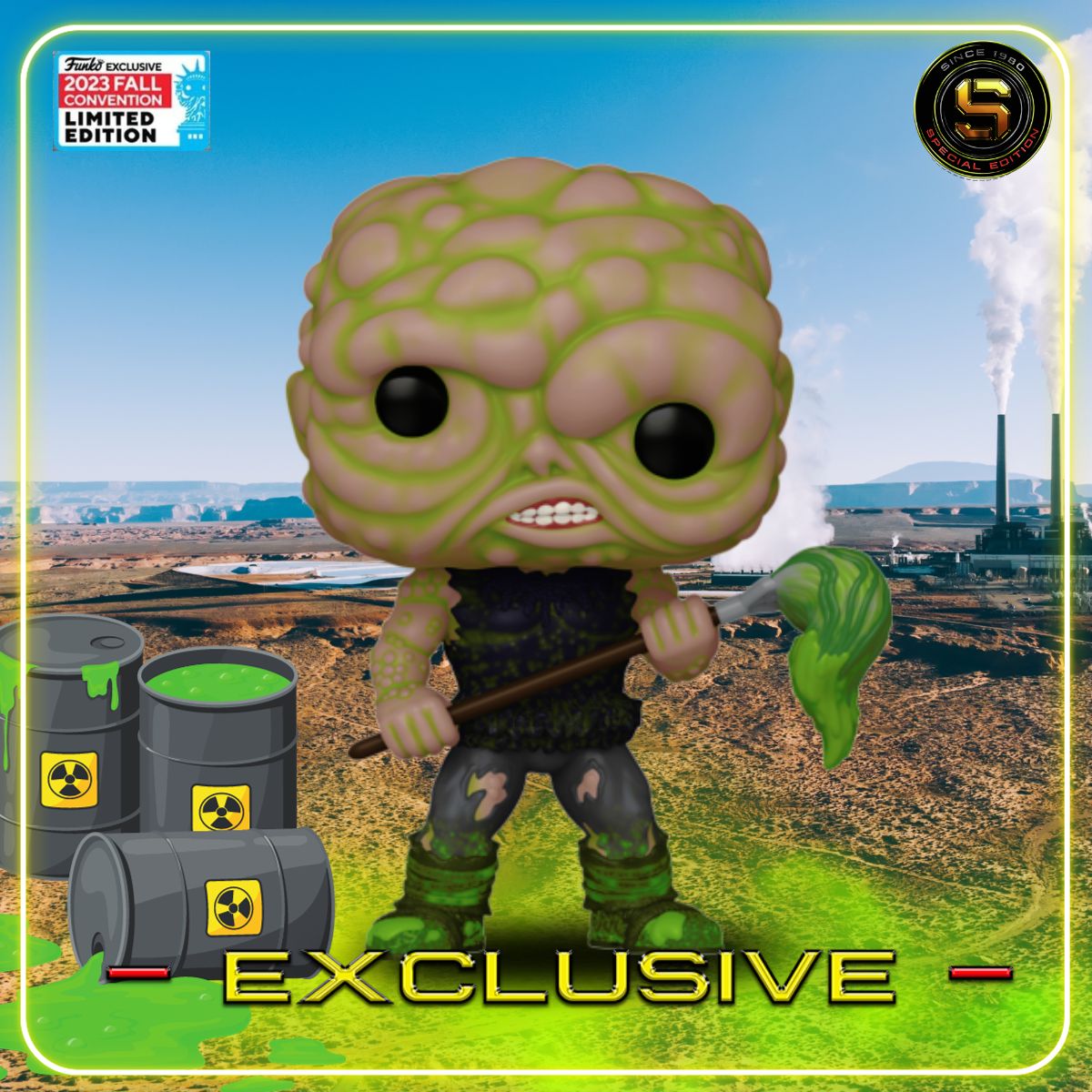 FUNKO POP HEROES THE TOXIC AVENGER TOXIC AVENGER 479 GE NYCC 2023 EXCLUSIVO SAHARIS