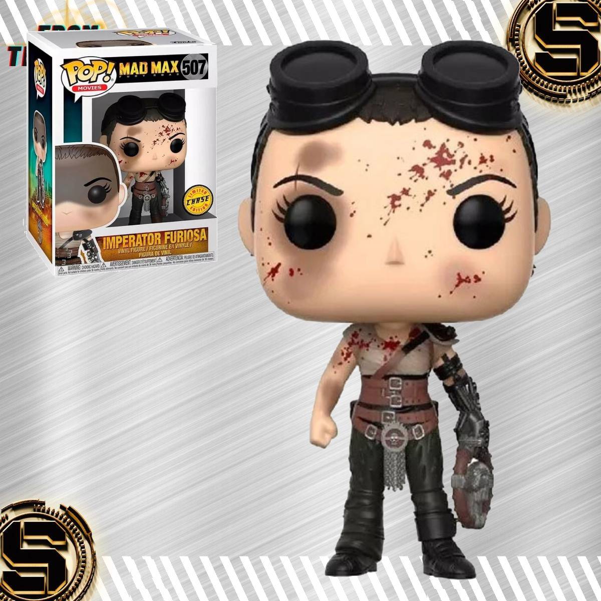 FUNKO POP MOVIES MAD MAX FURY ROAD IMPERATOR FURIOSA 507 CHASE
