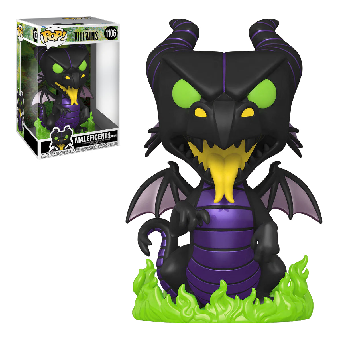 FUNKO POP JUMBO DISNEY VILLAINS MALEFICENT AS DRAGON 1106