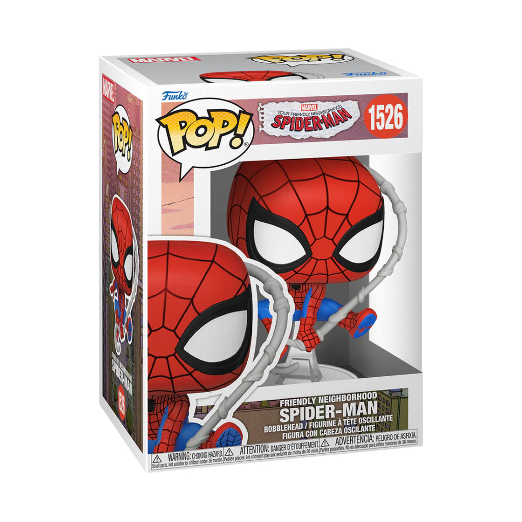 FUNKO POP MARVEL ANIMATION FRIENDLY NEIGHBORHOOD SPIDERMAN (FINAL SUIT) 1526