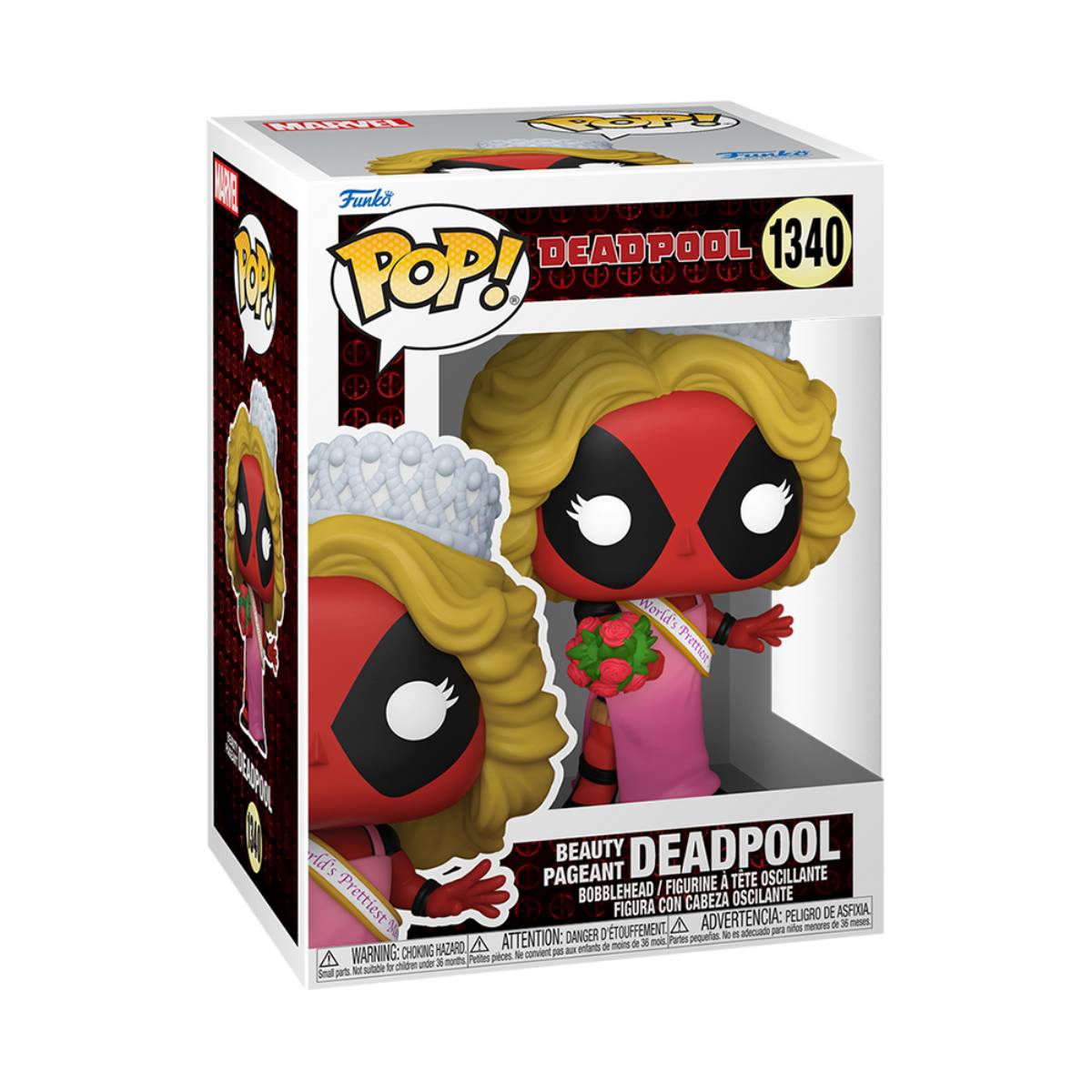 FUNKO POP MARVEL COMICS DEADPOOL BEAUTY PAGEANT DEADPOOL 1340