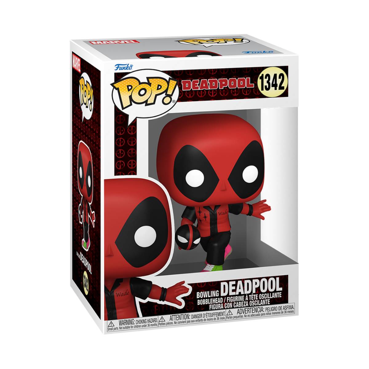 FUNKO POP MARVEL COMICS DEADPOOL BOWLING DEADPOOL 1342