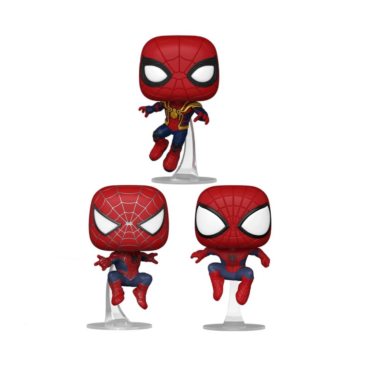 FUNKO POP MARVEL MOVIES SPIDERMAN NO WAY HOME SPIDERMAN 3 PACK EXCLUSIVO