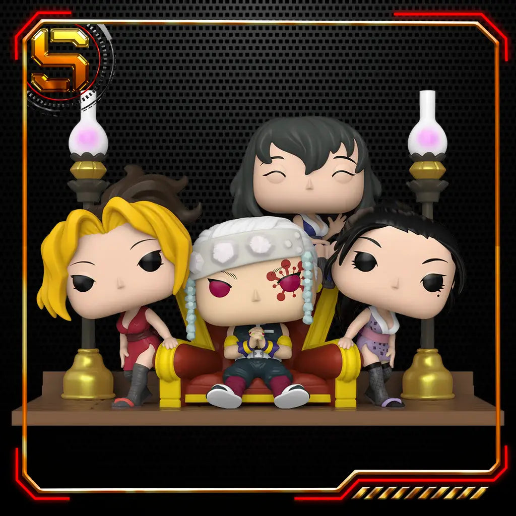 FUNKO POP MOMENT ANIME DEMON SLAYER TENGEN WITH HIS WIVES 1944