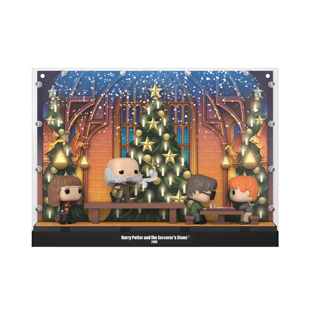 FUNKO POP MOMENT DLX HARRY POTTER GREAT HALL HOLIDAY 10