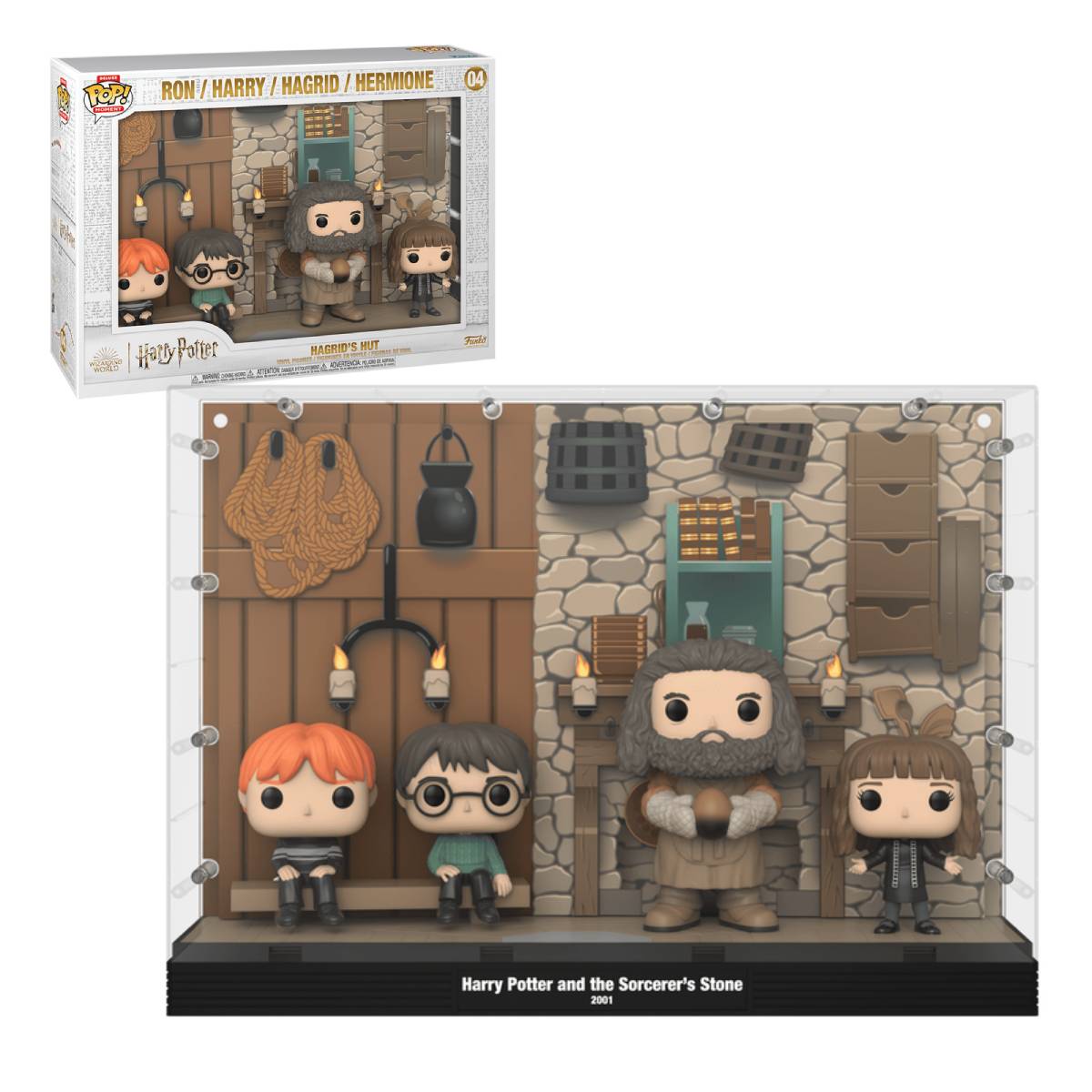 FUNKO POP MOVIES DELUXE MOMENTS HARRY POTTER HAGRIDS HUT 04