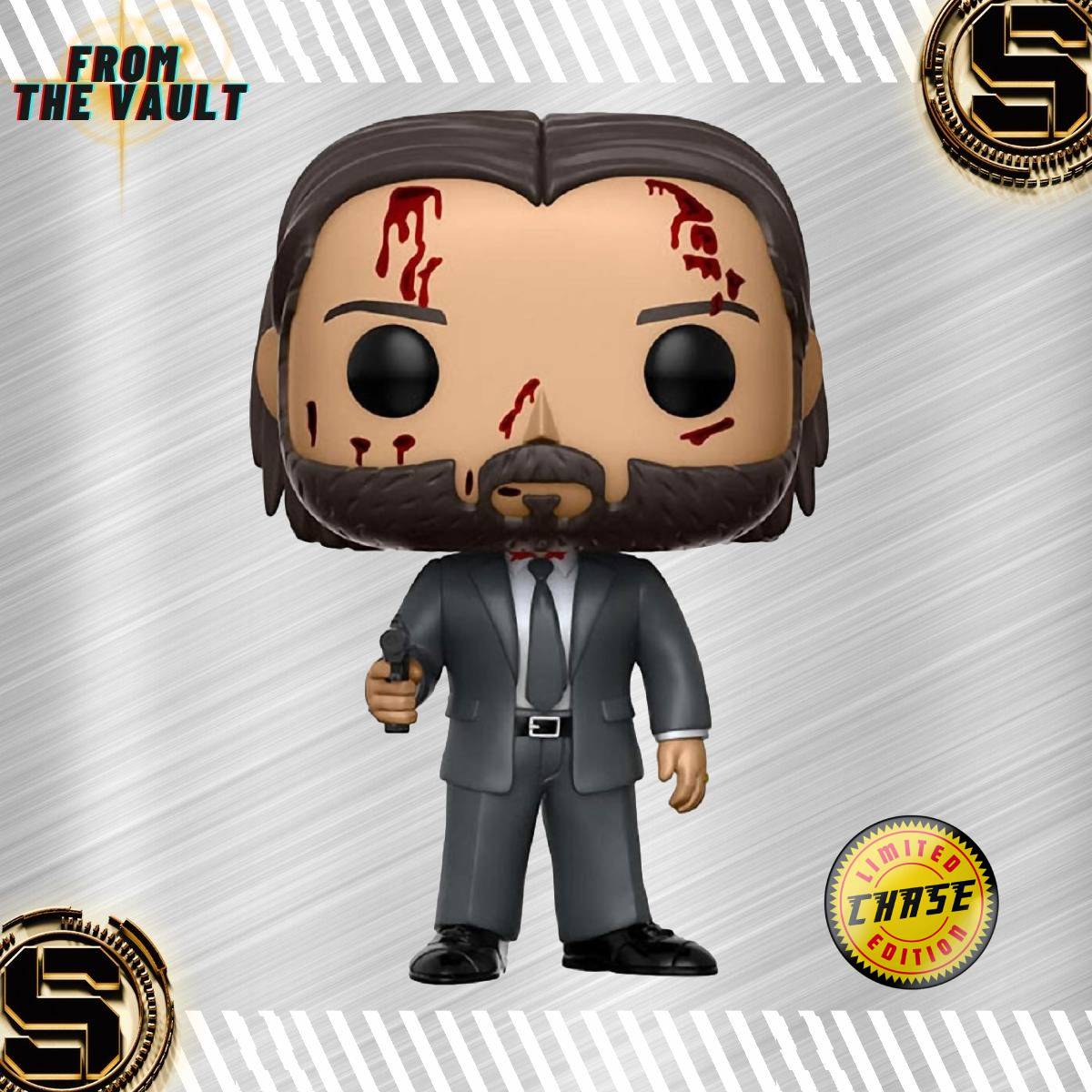 FUNKO POP MOVIES JOHN WICK CHAPTER 2 JOHN WICK 387 CHASE