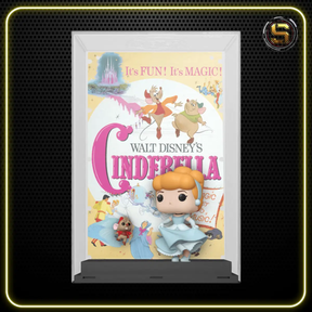 FUNKO POP POSTER DISNEY 100 CINDERELLA CINDERELLA WITH JAQ 12