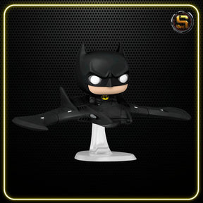 FUNKO POP RIDES DC MOVIES THE FLASH BATMAN IN BATWING 121