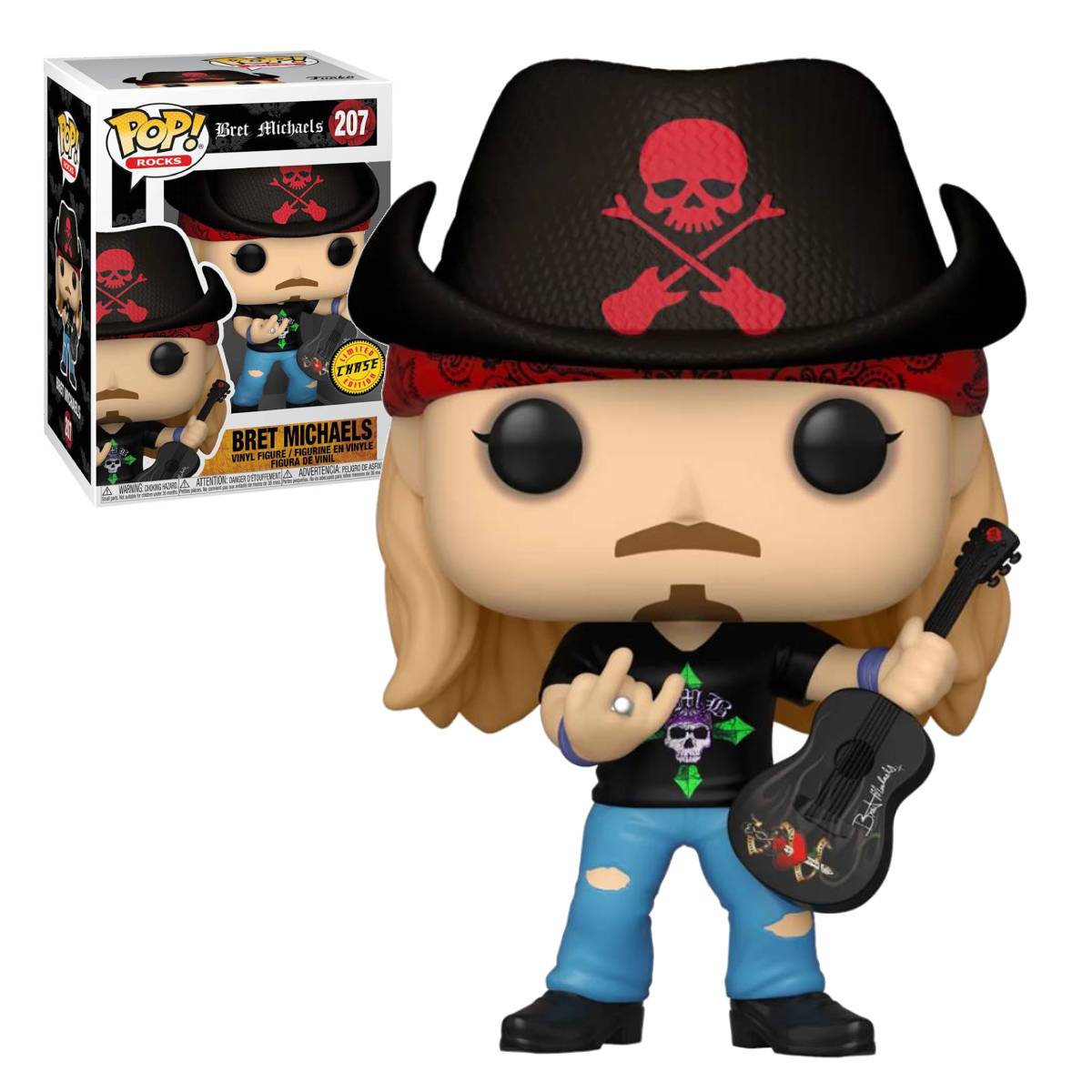 FUNKO POP ROCKS BRET MICHAELS 207 CHASE