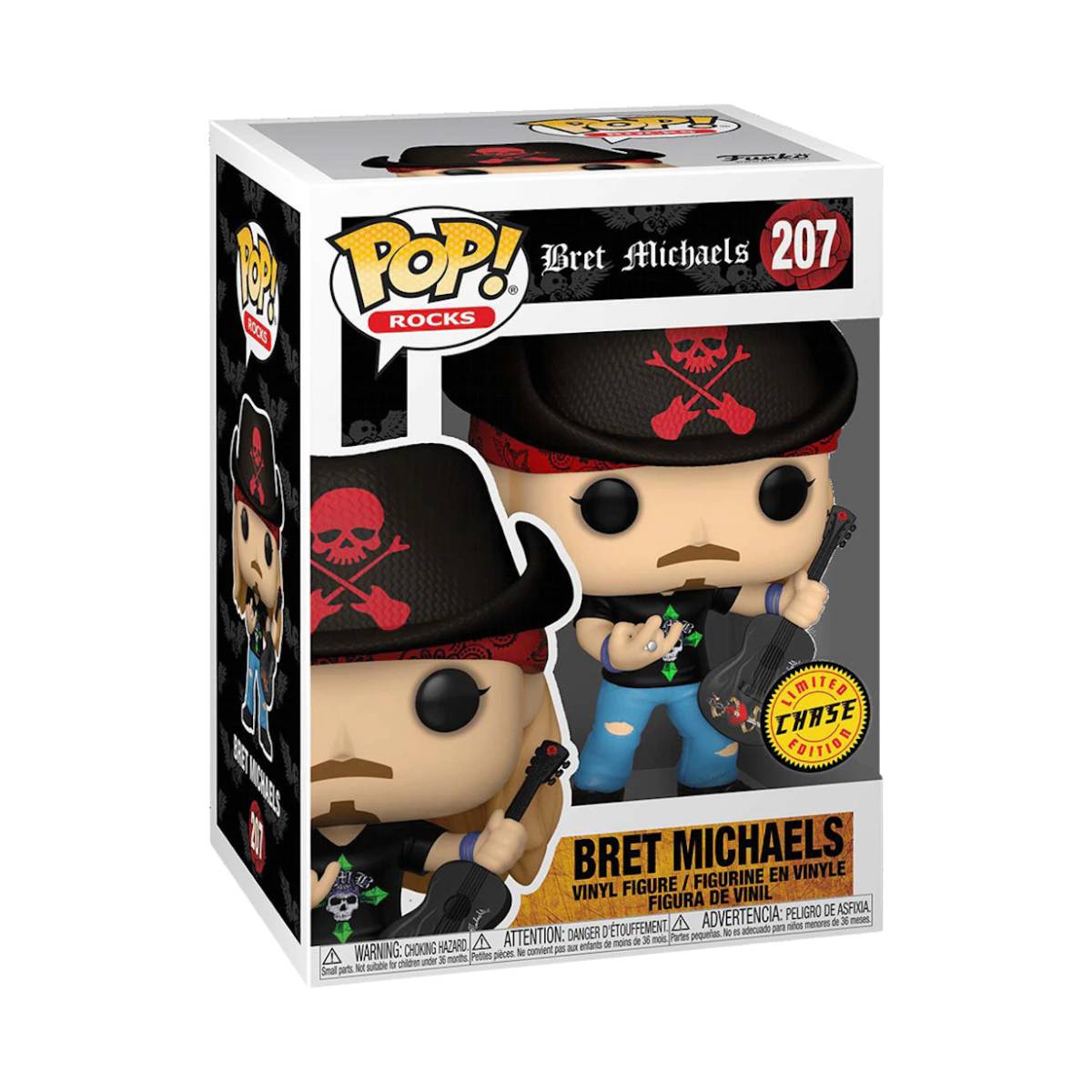 FUNKO POP ROCKS BRET MICHAELS 207 CHASE