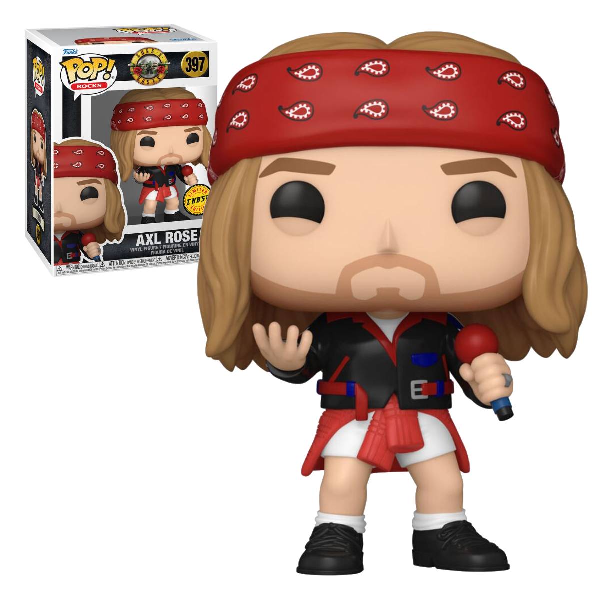 FUNKO POP ROCKS GUNS N ROSES AXL ROSE 397 CHASE