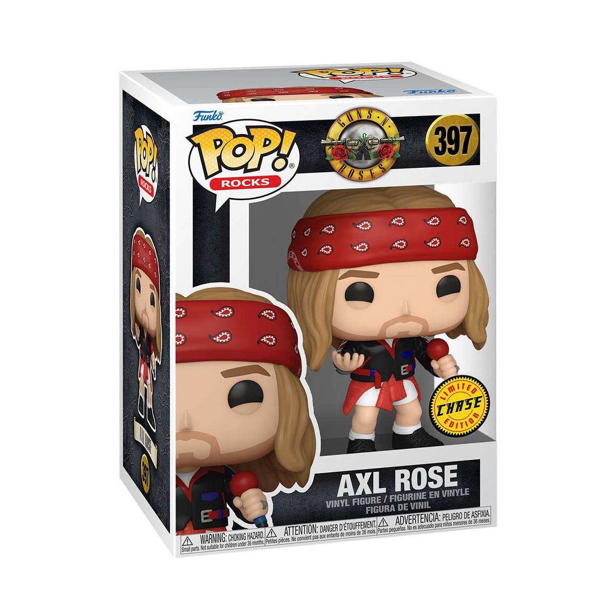 FUNKO POP ROCKS GUNS N ROSES AXL ROSE 397 CHASE