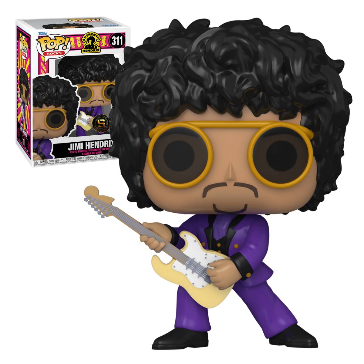FUNKO POP ROCKS JIMI HENDRIX PURPLE SDCC 2023 EXCLUSIVO SAHARIS