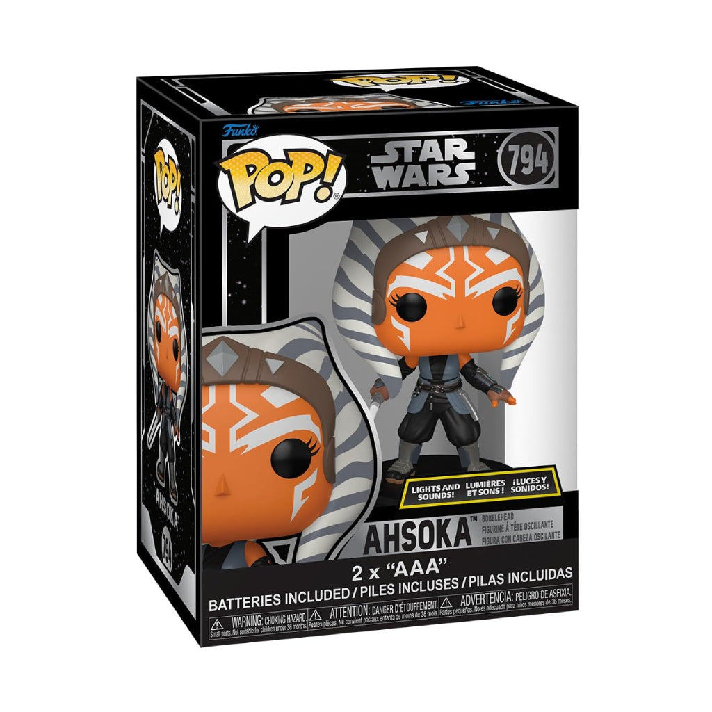 FUNKO POP SFX STAR WARS AHSOKA LIGHTS AND SOUNDS 794