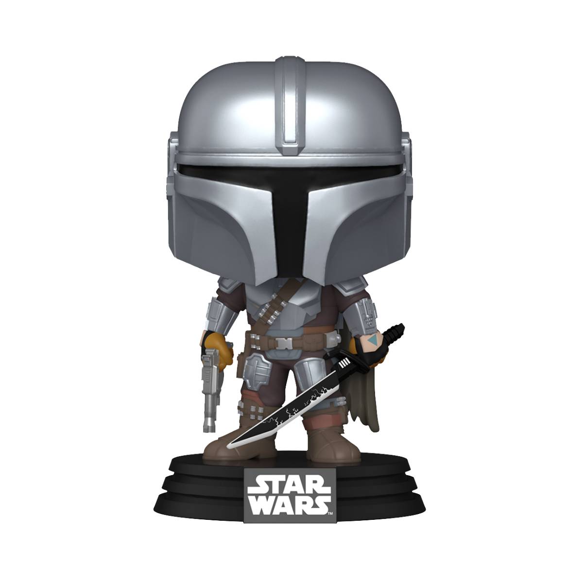 FUNKO POP STAR WARS THE MANDALORIAN THE MANDALORIAN WITH DARK SABER 663