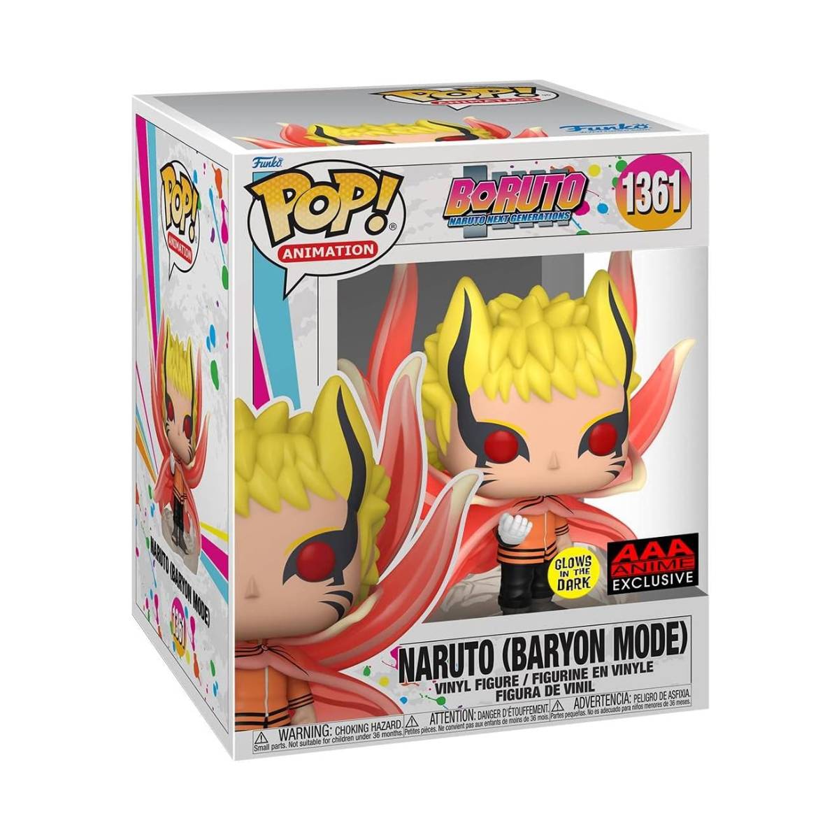 FUNKO POP SUPER ANIME BORUTO NARUTO BARYON MODE 1361 GW