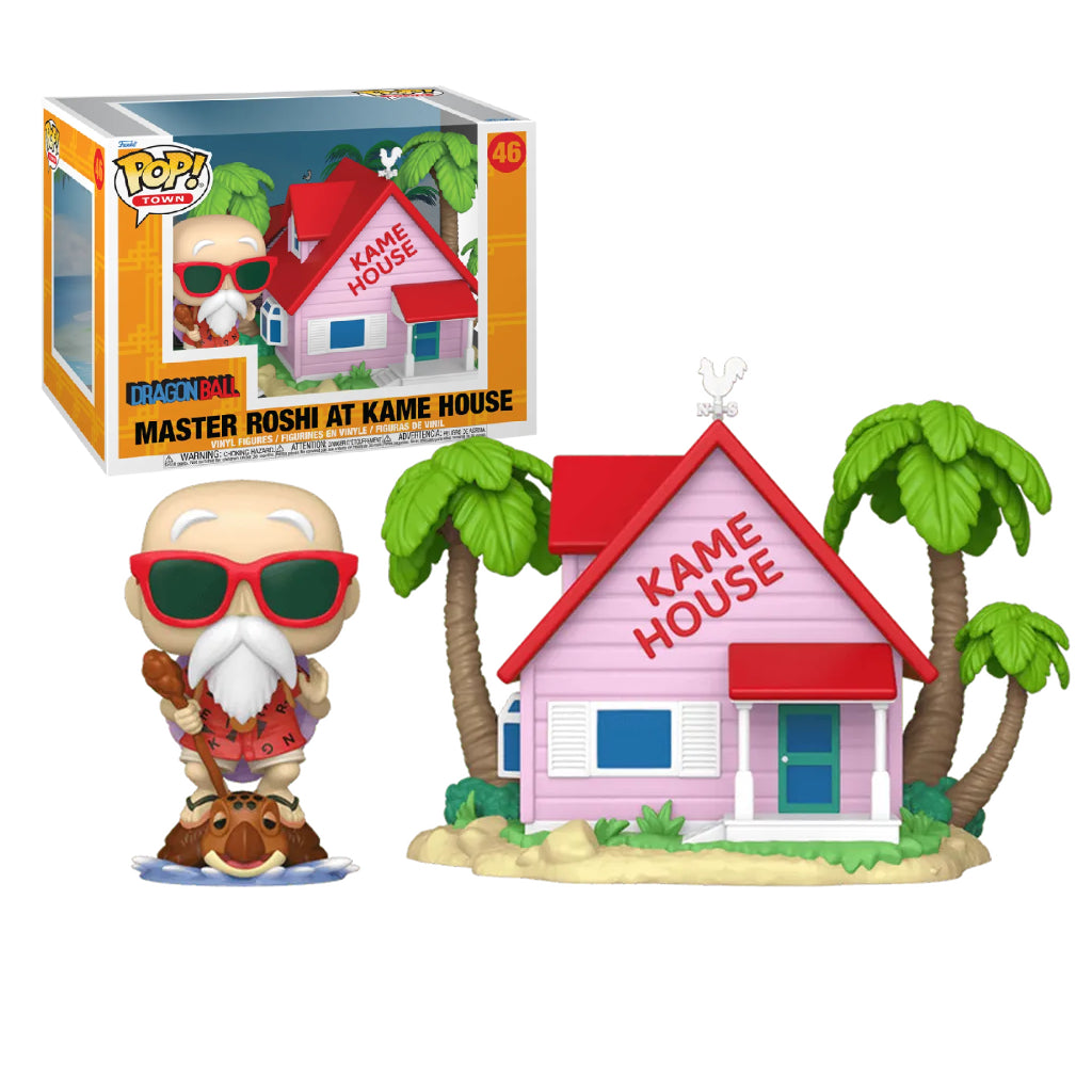 FUNKO POP TOWN ANIME DRAGON BALL MASTER ROSHI AT KAME HOUSE 46