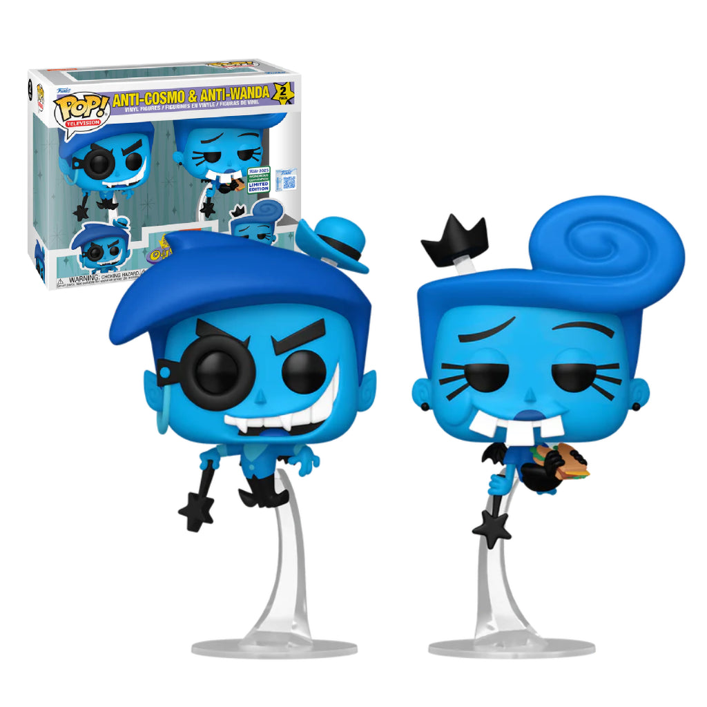 FUNKO POP TV FAIRLY ODD PARENTS ANTI-COSMO AND ANTI-WANDA 2PK