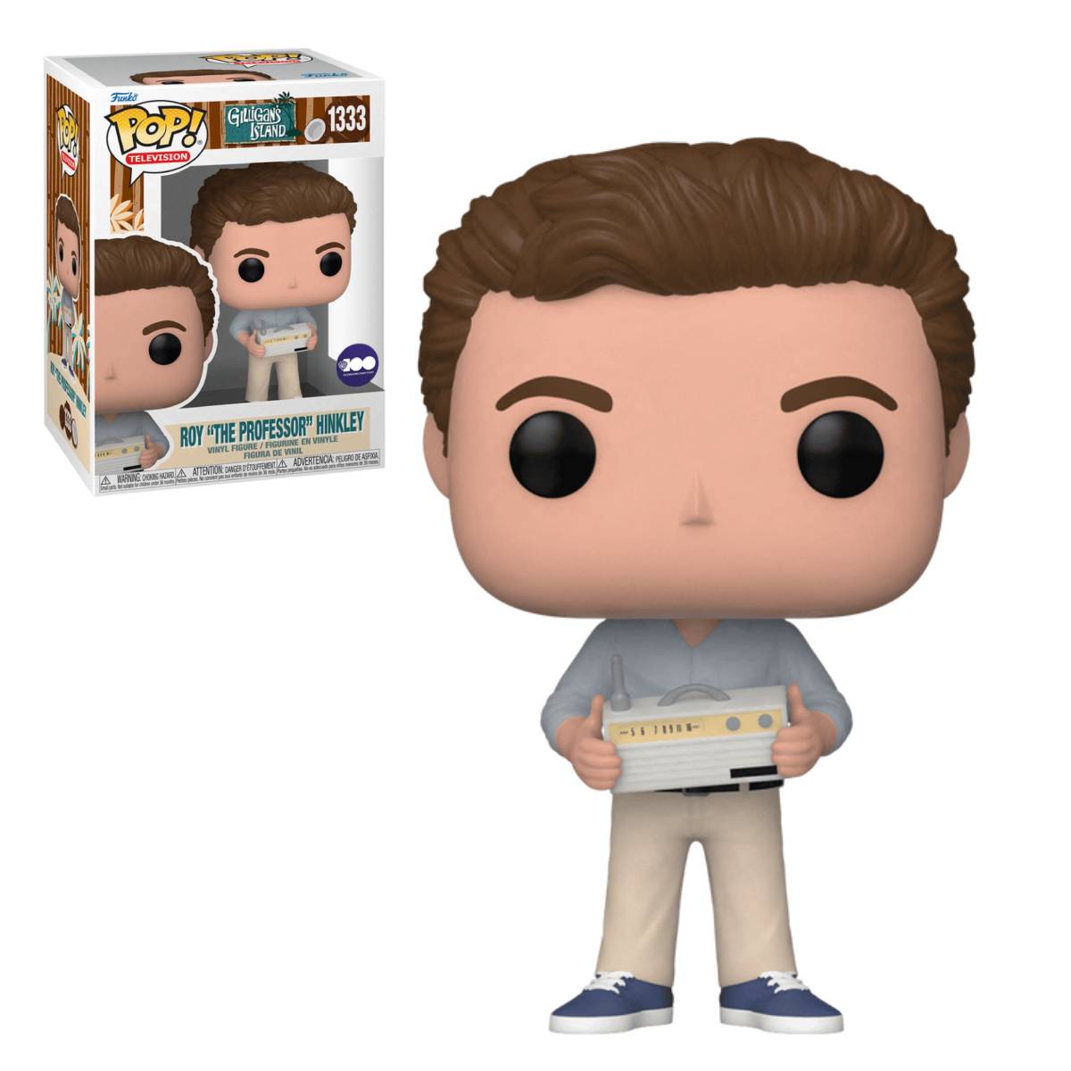 FUNKO POP TV GILLIGANS ISLAND ROY THE PROFESSOR HINKLEY 1333
