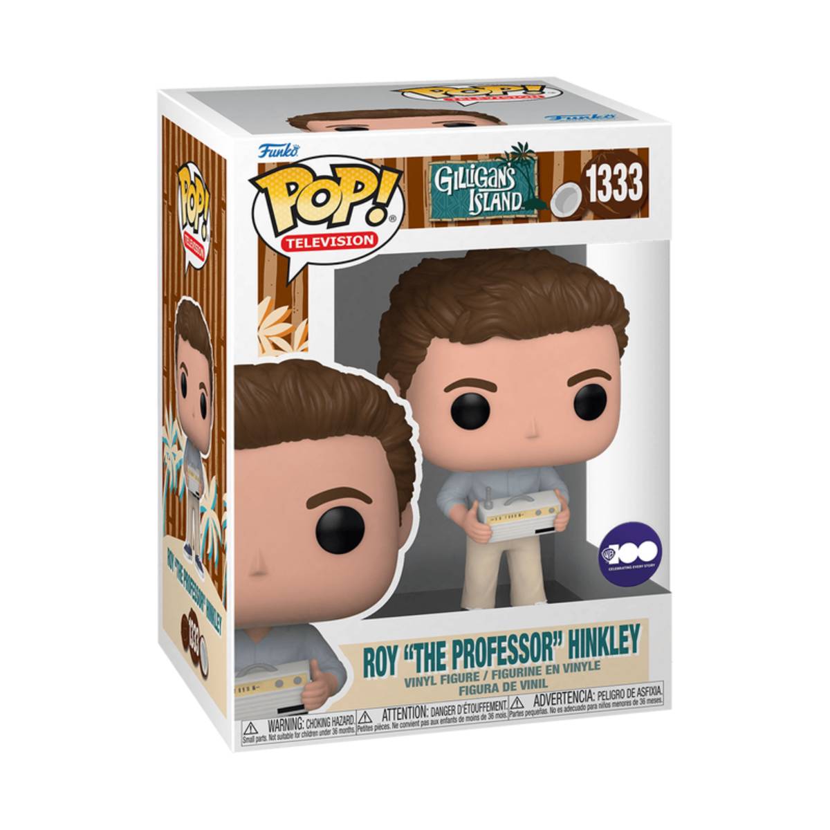 FUNKO POP TV GILLIGANS ISLAND ROY THE PROFESSOR HINKLEY 1333