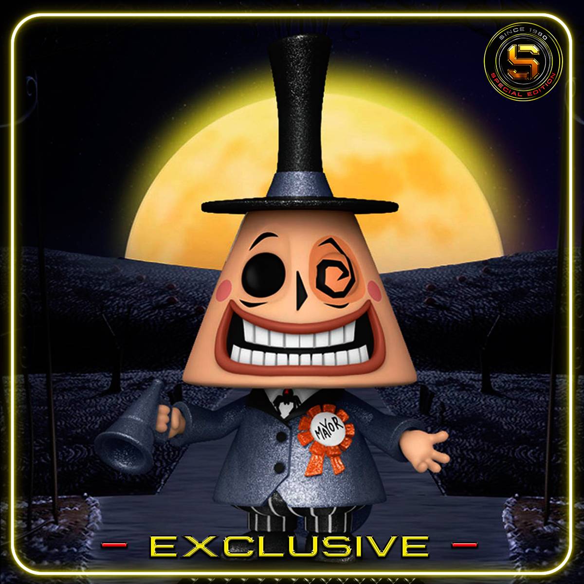 FUNKO POP DISNEY THE NIGHTMARE BEFORE CHRISTMAS MAYOR 807 EXCLUSIVO SAHARIS