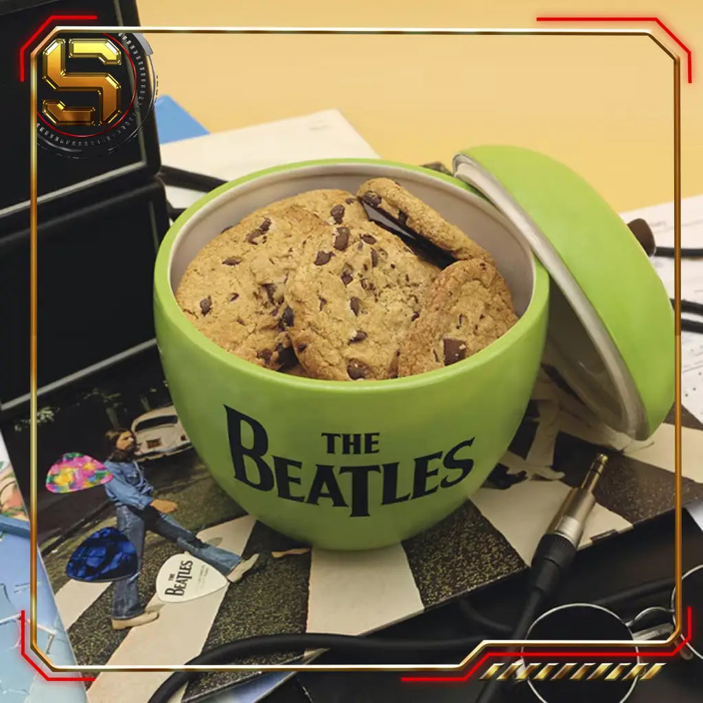 ABYSSE COLLECTIBLE THE BEATLES APPLE RECORDS COOKIE JAR