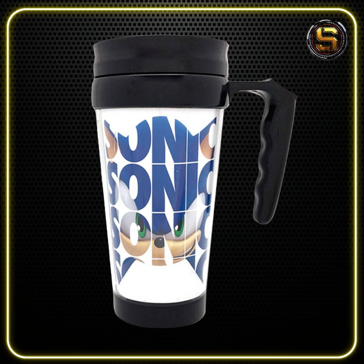 GE GAMES SONIC THE HEDGEHOG CGI SONIC TUMBLER WITH HANDLE