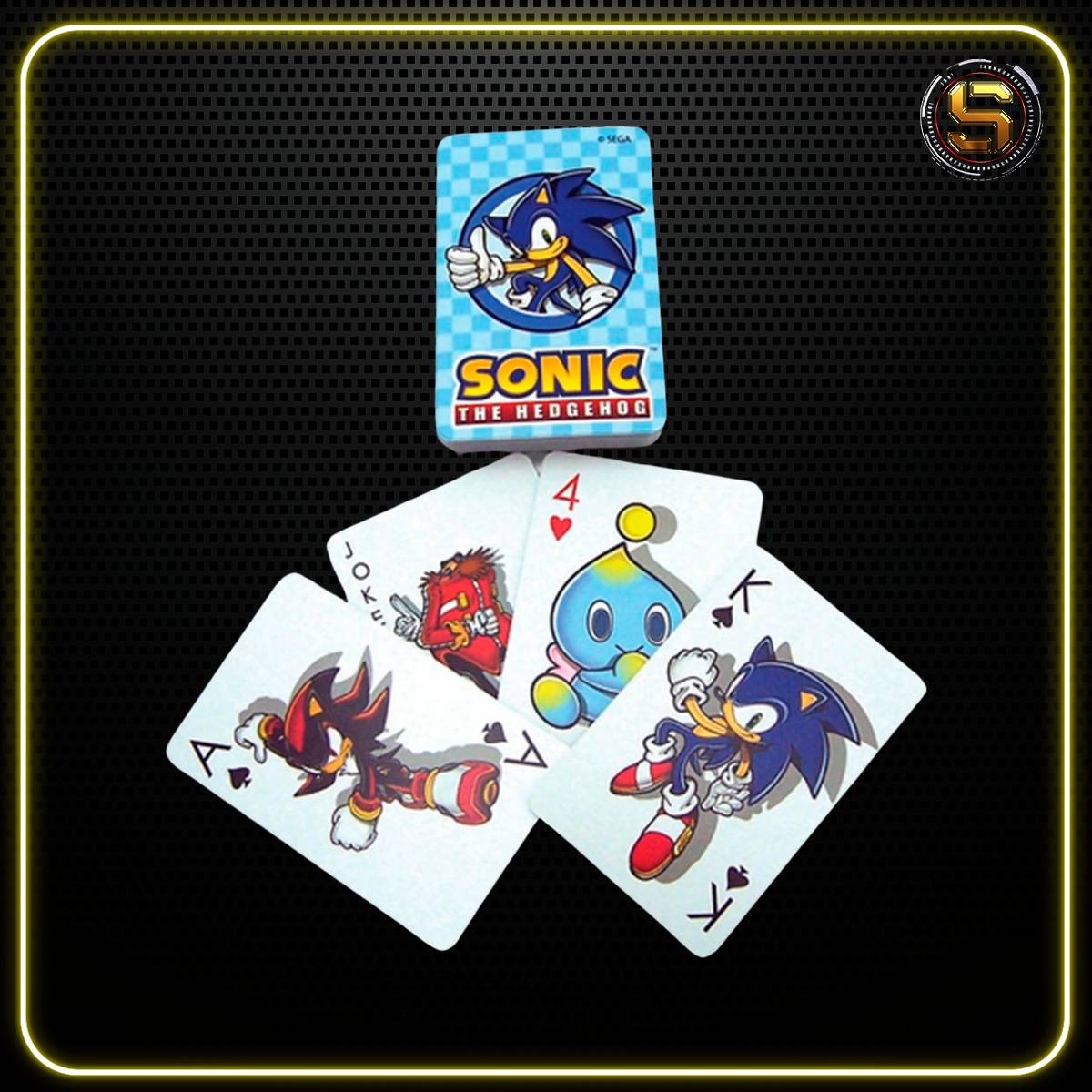 GE GAMES SONIC THE HEDGEHOG SONIC PLAYING CARDS