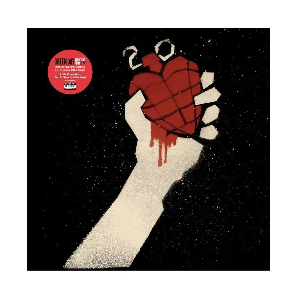 GREEN DAY / AMERICAN IDIOT (20TH ANNIVERSARY RED AND BLACK SPLATTER 2LP)