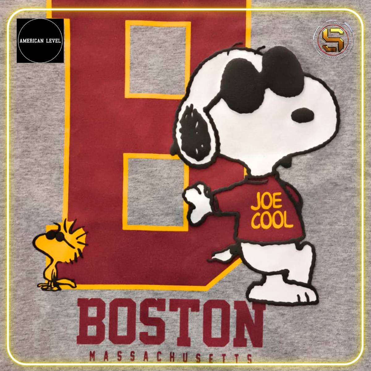 A LEVEL BLUSA PEANUTS SNOOPY HARVARD