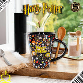 MONOGRAM HARRY POTTER KAWAII STYLE MUG W/ SPOON 100 FL OZ