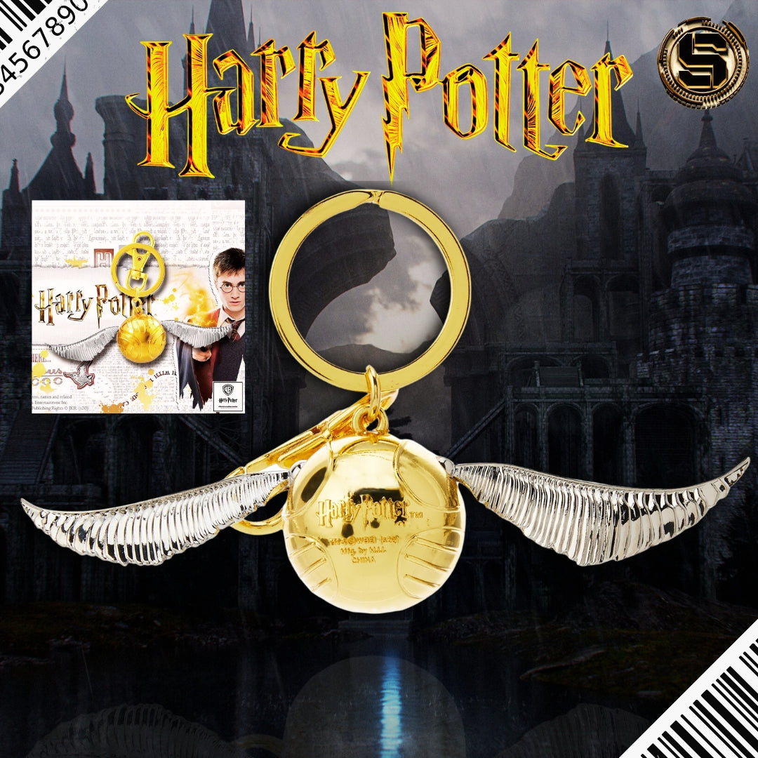 MONOGRAM HARRY POTTER SNITCH PEWTER KEY RING