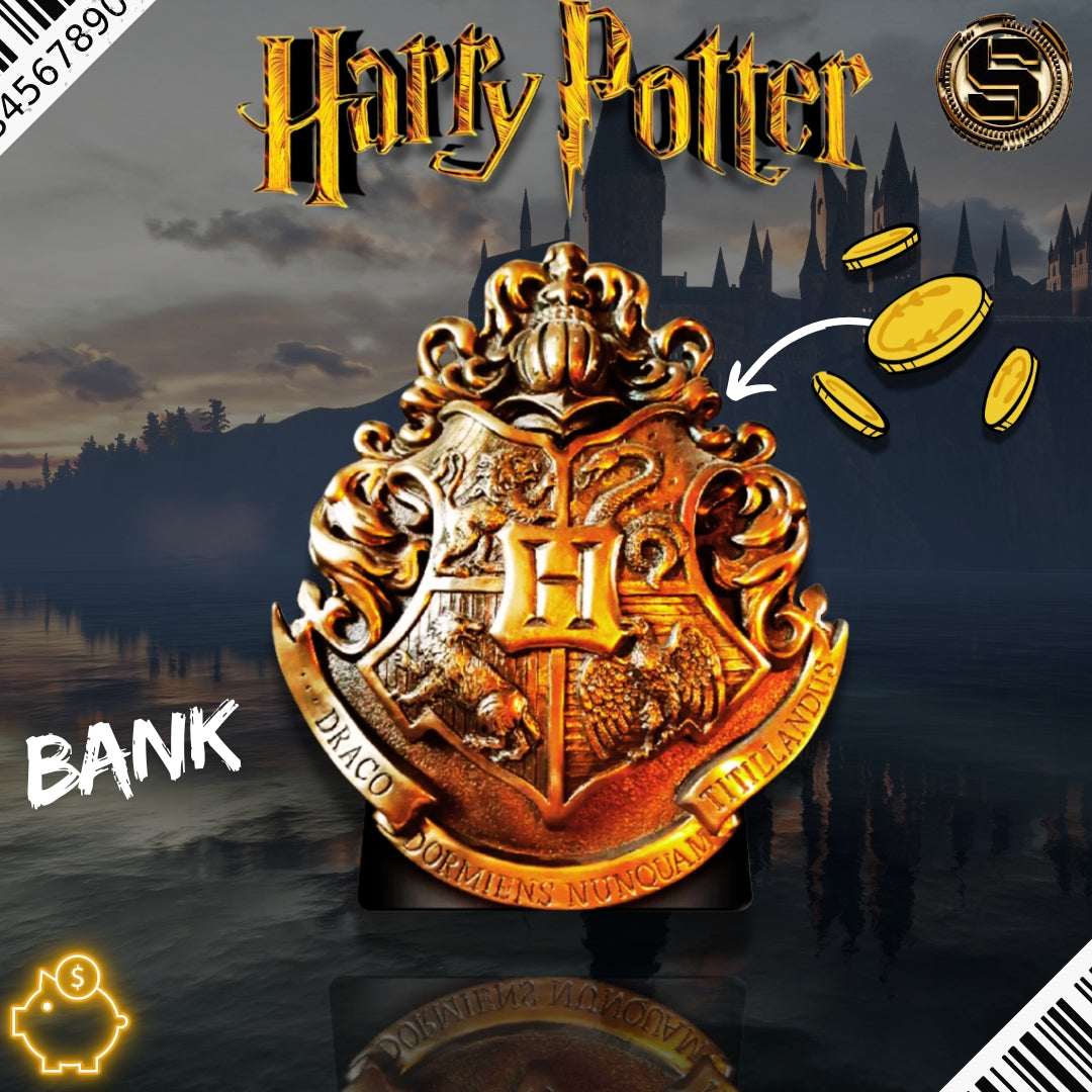 MONOGRAM HARRY POTTER HOGWARTS CREST BANK