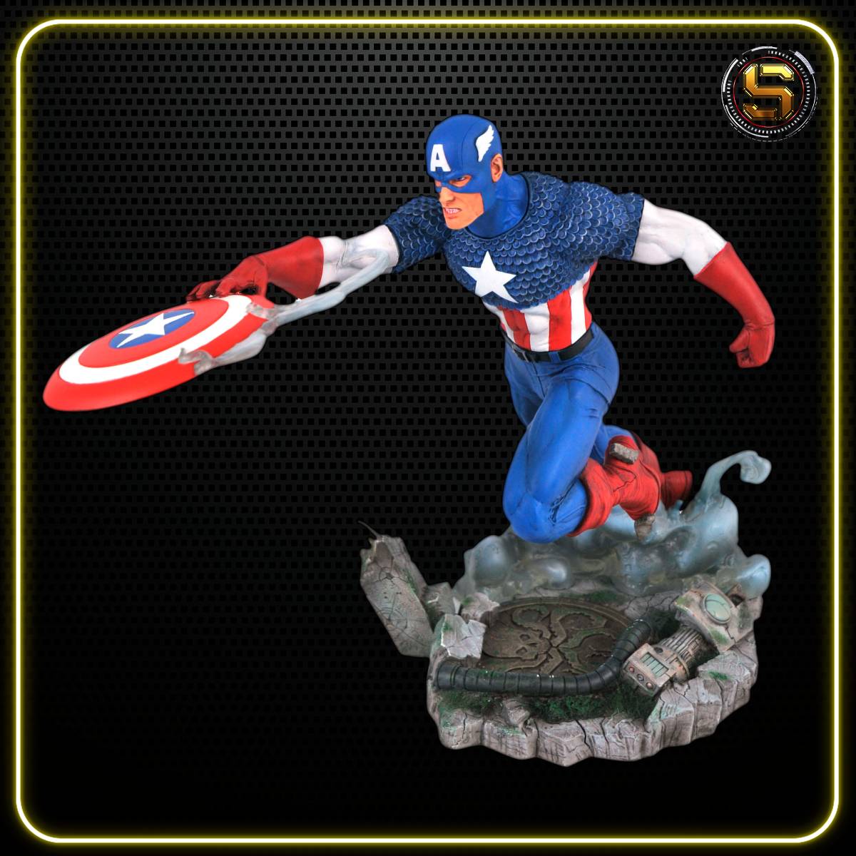 DIAMOND GALLERY MARVEL COMICS CAPTAIN AMERICA STATUE