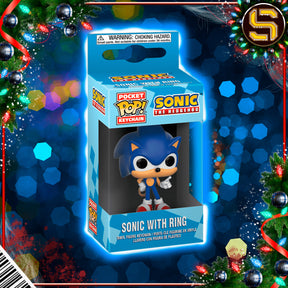 FUNKO KEYCHAIN GAMES SONIC THE HEDGEHOG SONIC WITH RING