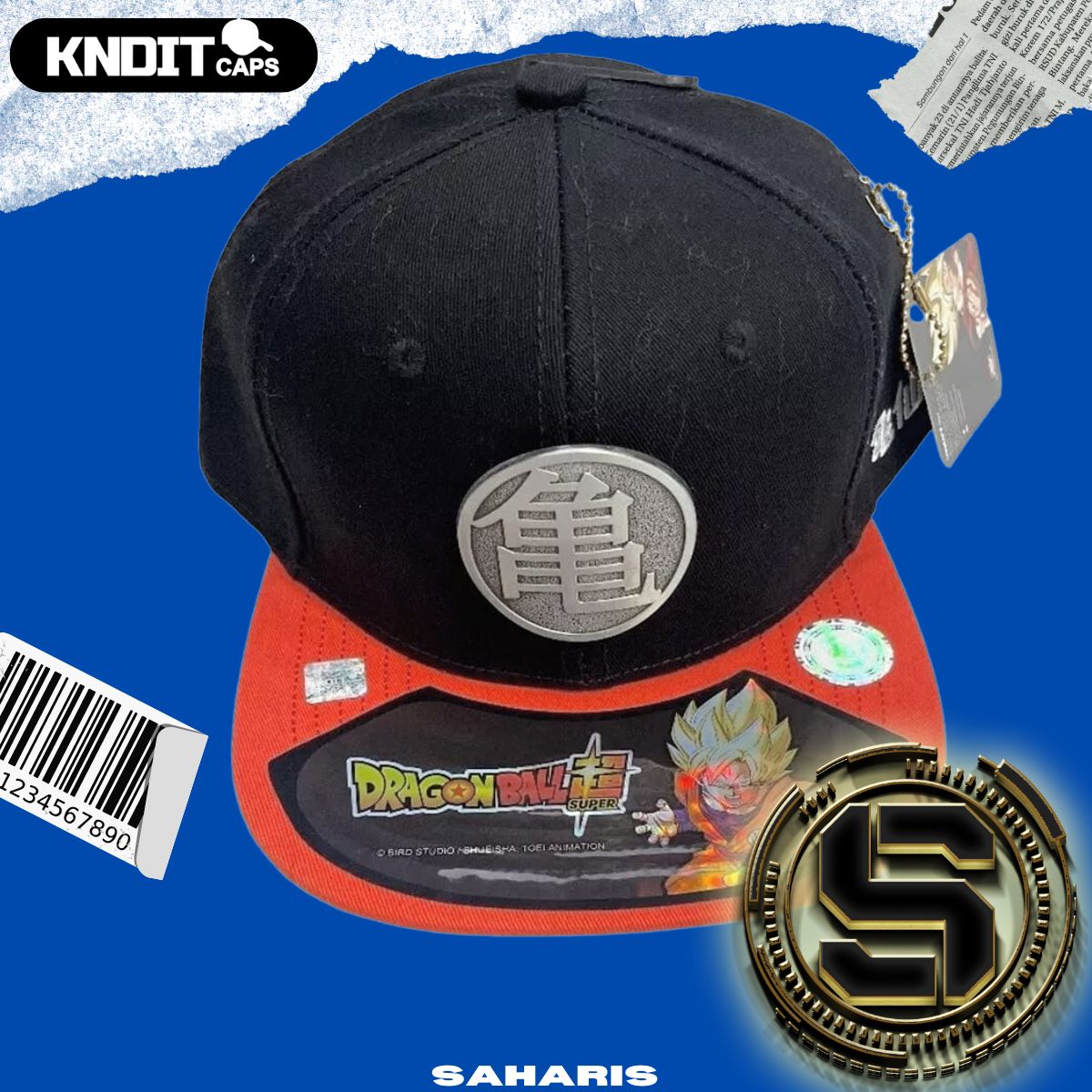 KNDIT GORRA DRAGON BALL NEGRA/NARANJA