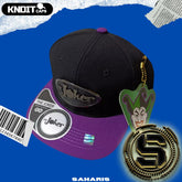 KNDIT GORRA DC JOKER LOGO NEGRA/MORADA