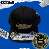 KNDIT GORRA DC JOKER LOGO NEGRA/NEGRA