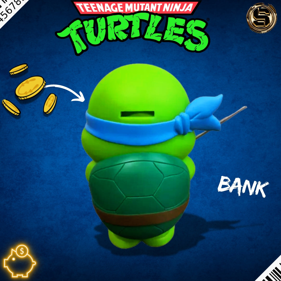 MONOGRAM ANIMATION TMNT LEONARDO BANK