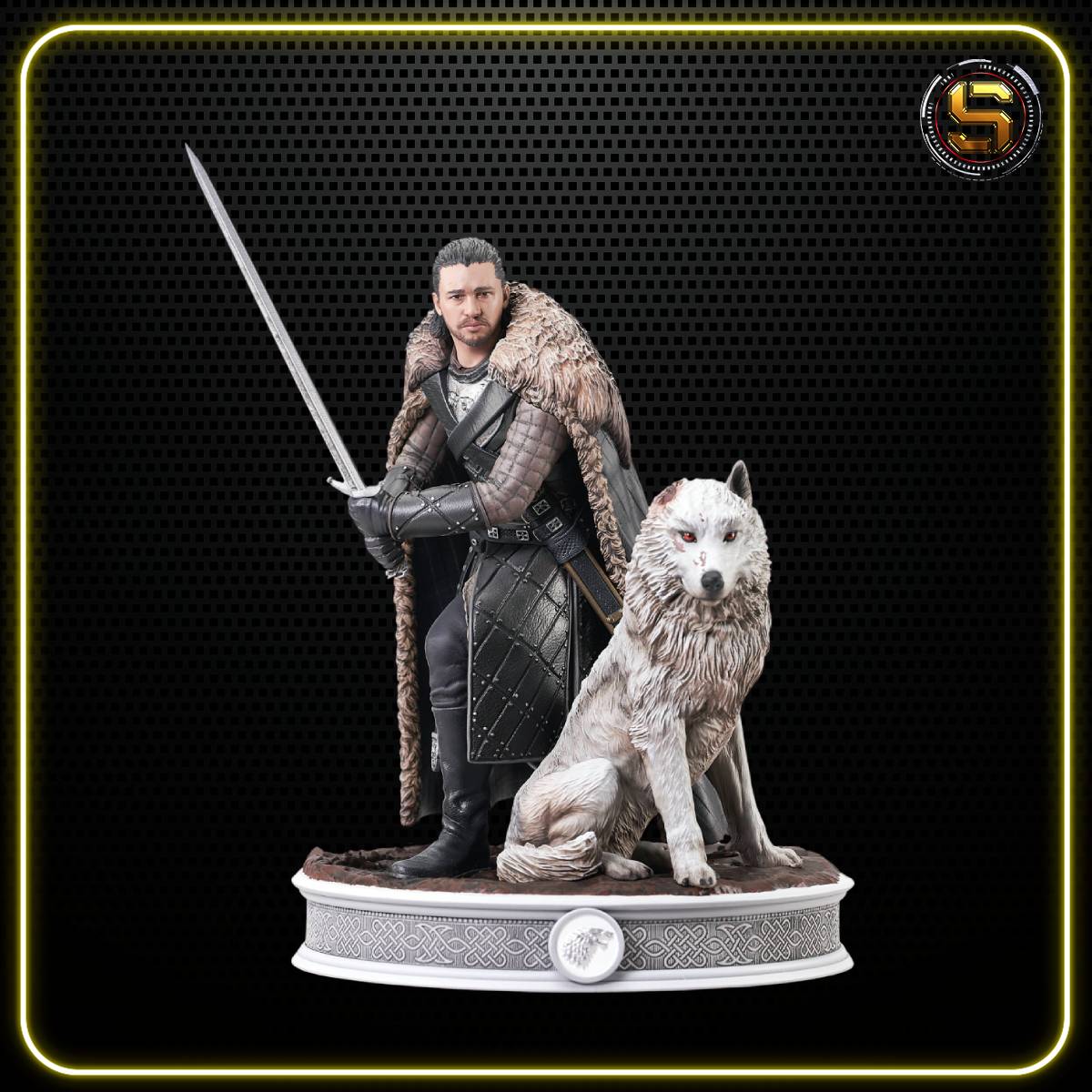 DAMOND STATUE  GAME OF THRONES GALLERY JON SNOW PVC