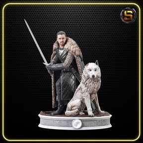 DAMOND STATUE  GAME OF THRONES GALLERY JON SNOW PVC