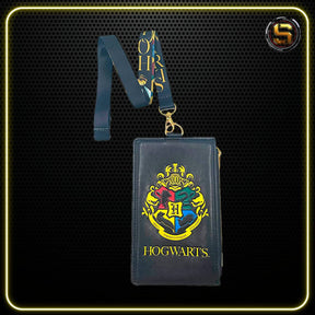 MONOGRAM HARRY POTTER HOGWARTS DELUXE LANYARD W/PASSPORT HOLDER