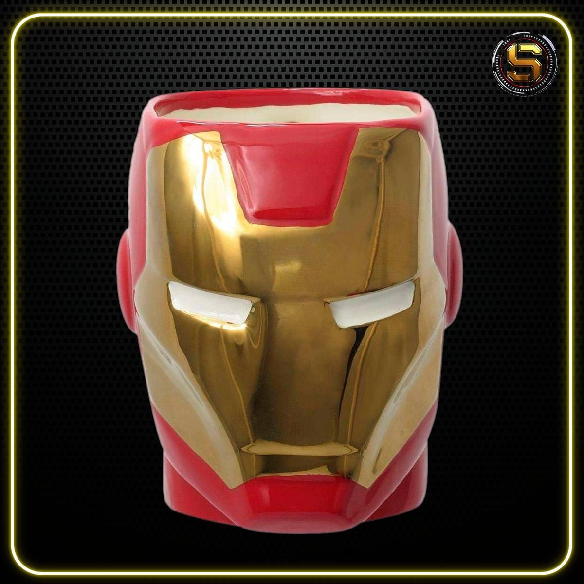 MONOGRAM MARVEL IRON MAN HEAD MUG