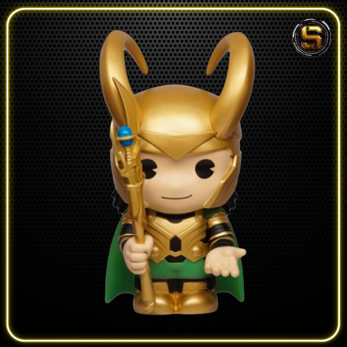 MONOGRAM MARVEL LOKI FIGURAL BANK