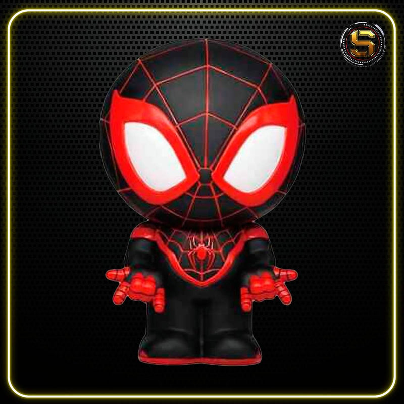 Monogram Marvel Spiderman Miles Morales Pvc Bank El Coleccionable ...