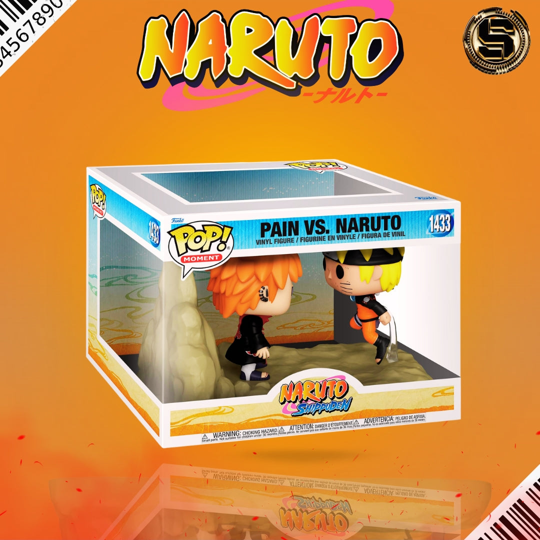 FUNKO POP ANIME NARUTO SHIPPUDEN PAIN VS NARUTO 1433 MOMENTS