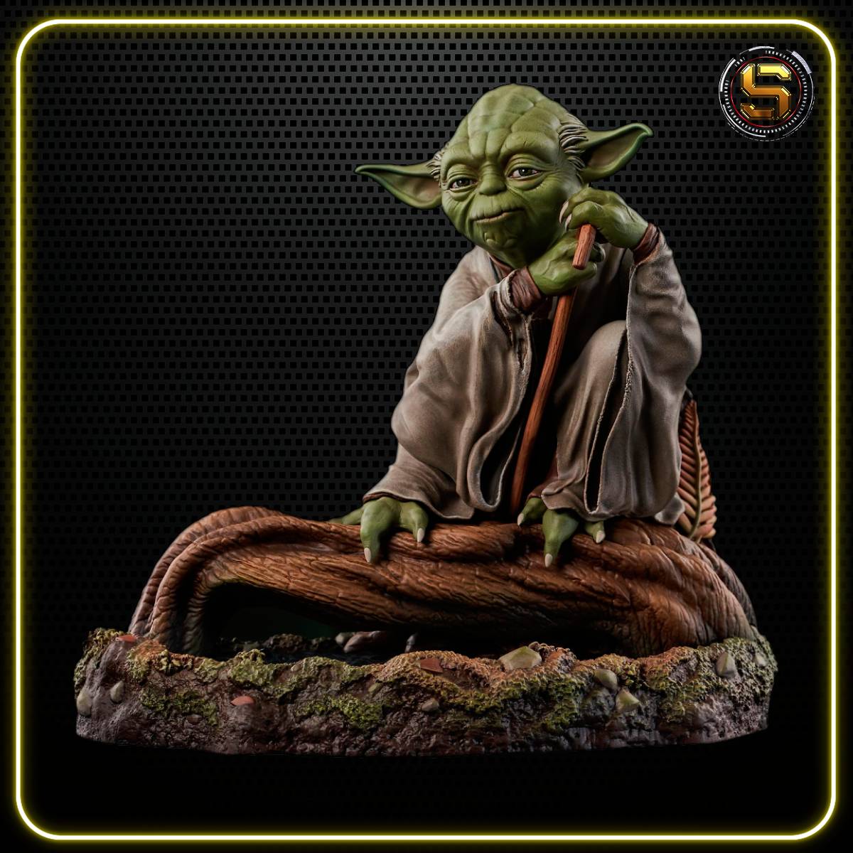 DIAMOND STATUE STAR WARS MILESTONES RETURN OF THE JEDI YODA