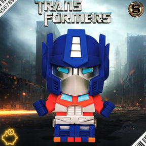 MONOGRAM ANIMATION TRANSFORMERS OPTIMUS PRIME CLASSIC FIGURAL BANK